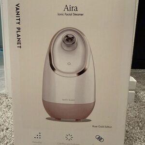 Vanity Planet Aira Ionic Facial Steamer - Rose Gold